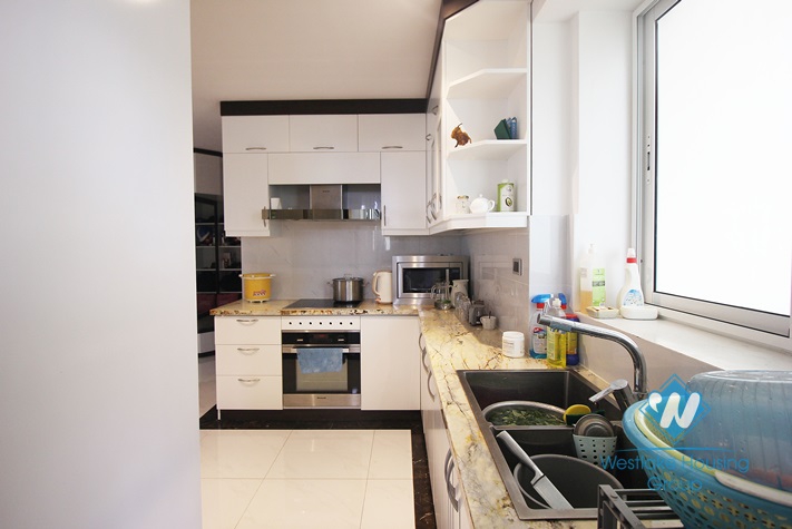 Three bedrooms apartment for rent in E building Ciputra, Ha Noi